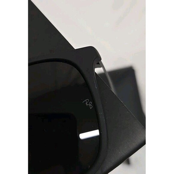 Ray Ban Chris Sunglasses RB 4187 622/8G 54▪︎18 145 Rubber Black Gradient Gray - Picture 4 of 8